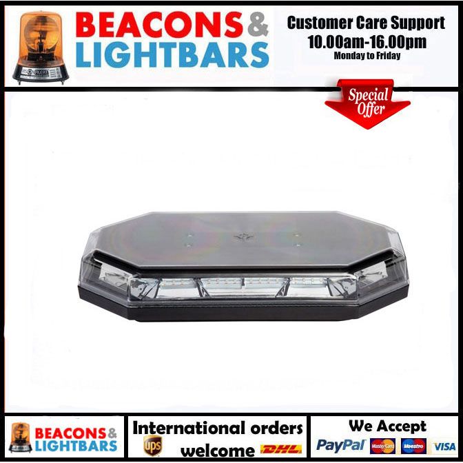 LAP Electrical LAP1556AC/SP 1556 Series Bolt on REG 65 LED Amber MiniBar PN: LAP1556AC/SP